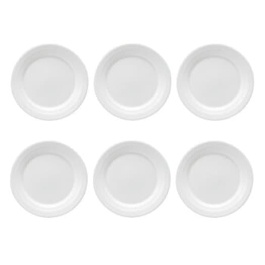 【倉庫直送】　ナルミ デザート 皿 19cm 6枚 セット