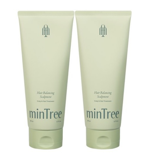 [minTree] ヘアバランシングスカルプメント 脱毛症トリートメント 200ml x2個