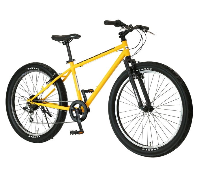 自転車 HUMMER TANK3.0 マウンテンバイク 26インチ 6段変速ギア イエロー