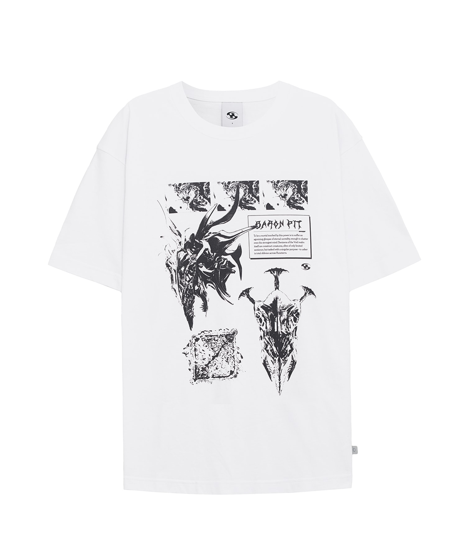 【SANSANGEAR】 BARON PIT T-SHIRT : WHITE
