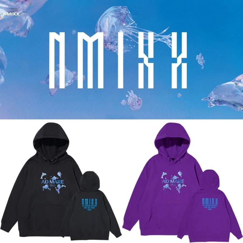 Nmixx デビューアルバム Ad Mare スプリングパーカー ルーズプルオーバー ピュアコットンセーター