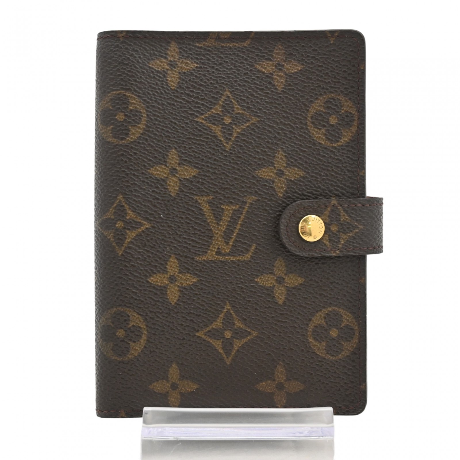 【中古】ルイヴィトン モノグラム アジェンダPM 手帳カバー 6穴式 Bランク lv8916ff