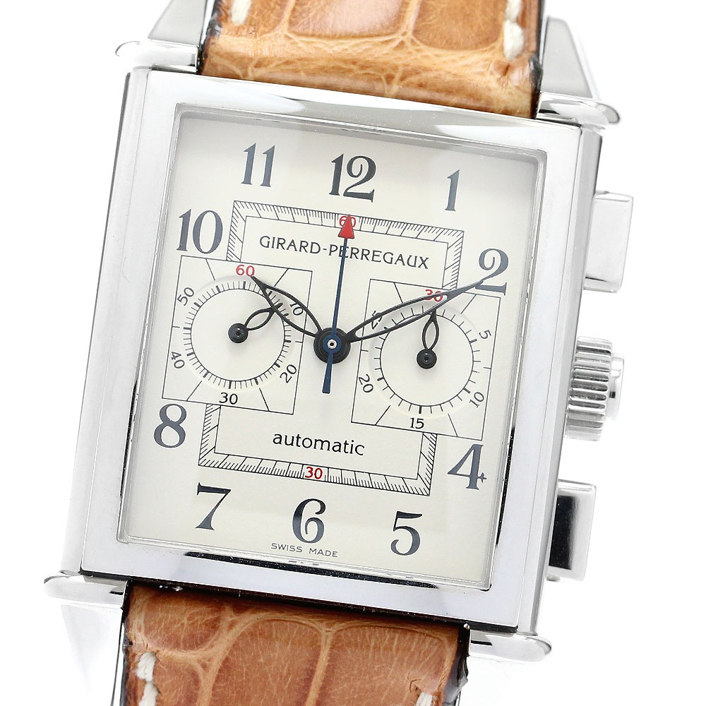 ジラール・ペルゴ GIRARD PERREGAUX 25990.0.11.8186 ヴィンテージ1945 クロノグラフ 自動巻き メンズ 美品 _896024【中古】