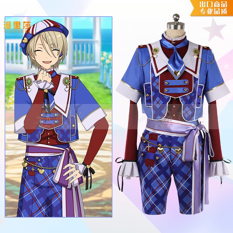 2021アイドルファンタジーフェスティバル2cos白鳥彩香私服チェック柄スーツコスプレ衣装