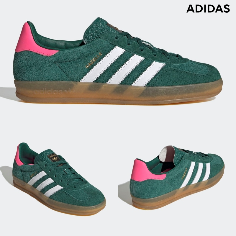 [ADIDAS] アディダス スニーカー ガゼル インドア / GAZELLE INDOOR カレッジグリーン