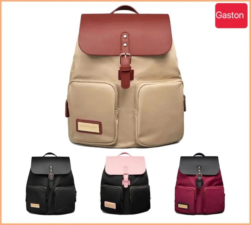 【限定セール】Gaston Luga ガストンルーガ バックリュックサック レディース A5対応 ヴィーガンレザー コンパクト デイパック バックパック Parlan