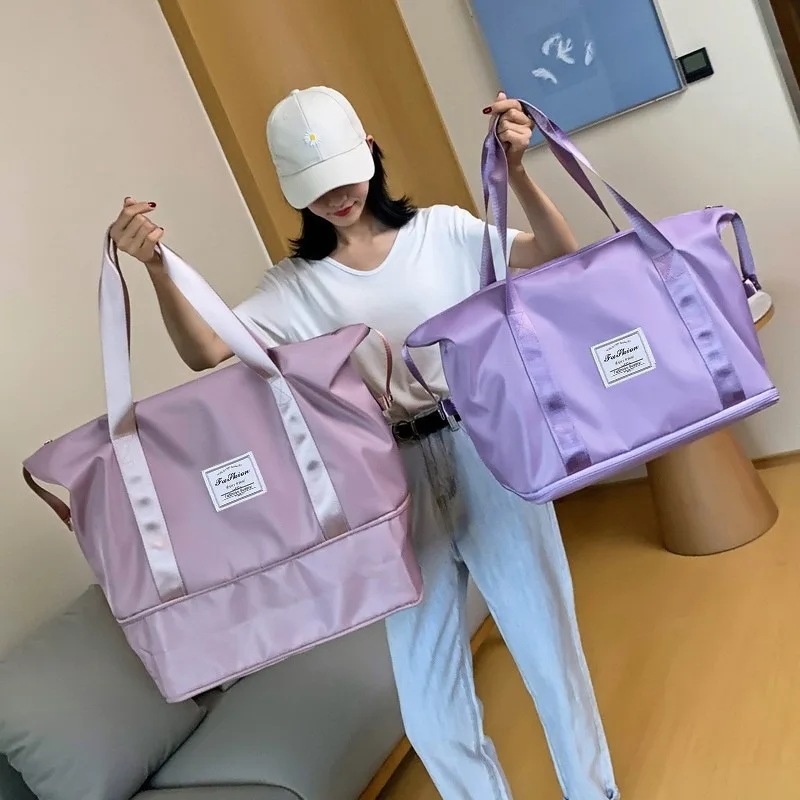 女性用の長距離ラゲッジバッグ,大容量のハンドヘルド収納バッグ,トラベルバッグ,収納バッグ - 1524