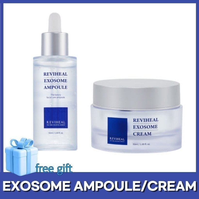 [EXOSOME]エキソソームアンプル50ml,クリーム 50ml 2種択1(エクソソーム/毛穴ニキビペプチド/ツボクサ/トラブル/ビーガン)+Free Gift (マスクパック)