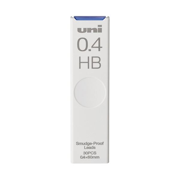 (まとめ) 三菱鉛筆 シャープ替芯 ユニ 0.4mm HB ULS0430HB 1個(30本) (×50セット)