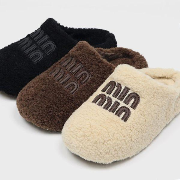 女性もこもこファーのスリッパ 冬のオフィススリッパ_P413224505