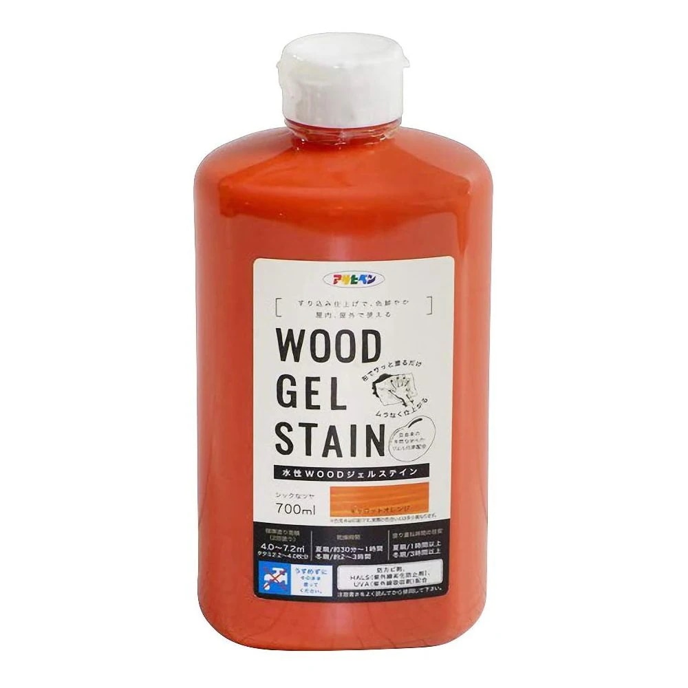（まとめ買い）水性WOODジェルステイン 700ml キャロットオレンジ [x3]