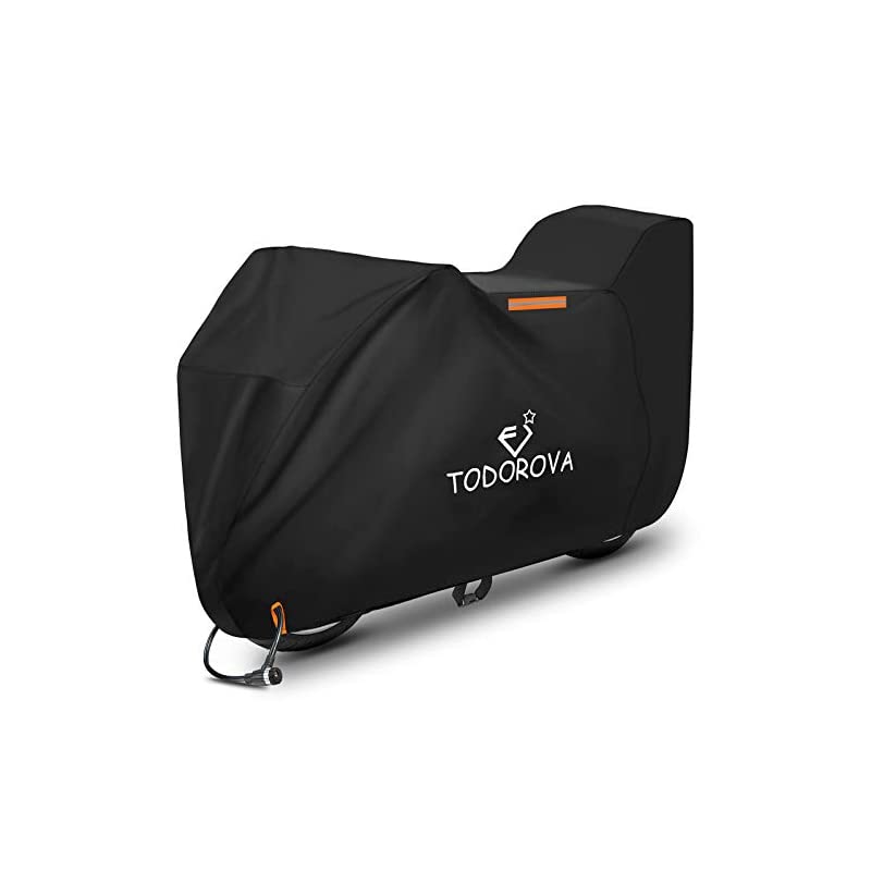 破れにくい自転車カバー 防水 厚手サイクルカバー 420Dオックス製 防犯防風 29インチ迄子供乗せ