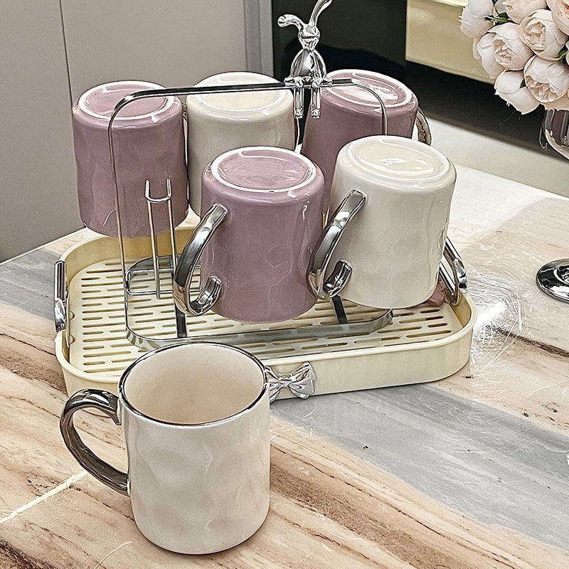 陶磁器水コップセット軽量贅沢風マグカップ茶器変遷プレゼントカップカップホルダーカップセット