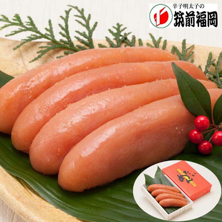 福岡 無着色辛子明太子 300g 離島は配送不可 4080018 お歳暮 お中元 お土産 ご進物 ギフト 贈り物に最適