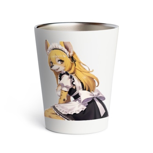 【文字入れ可能受注生産】ジャガーの女の子　エラ サーモタンブラー