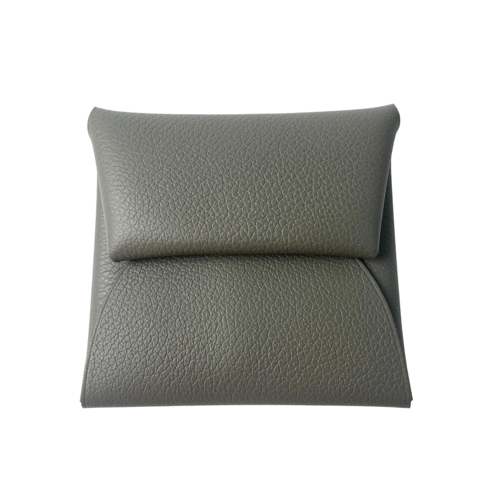 未使用 エルメス HERMES レディース バスティア U刻印 コインケース グリメイヤー