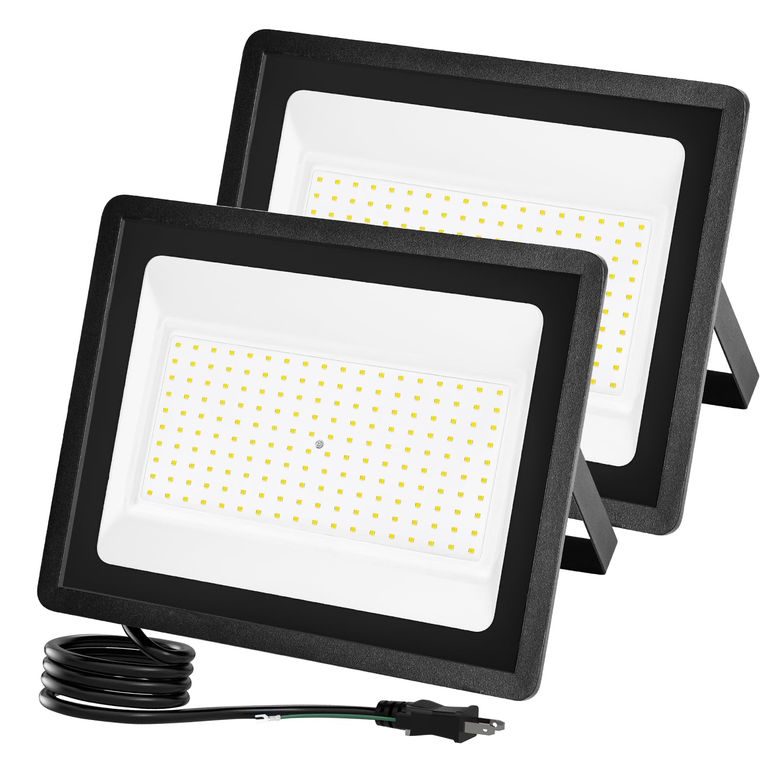 北澤商事 投光器 LED 200W 作業灯 屋外 照明 高輝度 18000LM ワークライト 高放熱 作業用ライト 省エネ 工事用 120広角 LED投光器 IP66防水 集魚灯 多用途 看板灯 長