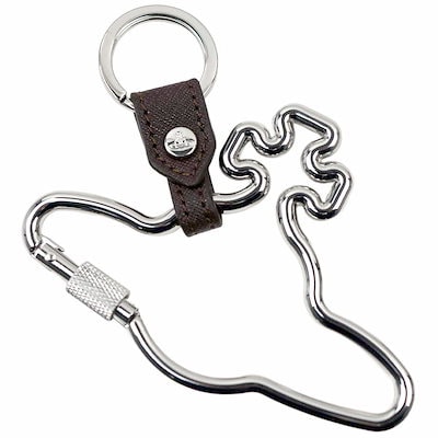 ヴィヴィアンウエストウッド キーホルダー キーリング メタル オーブ カラビナ シルバー ブラウン Vivienne Westwood 82030056 02034 Q416 82030056-020