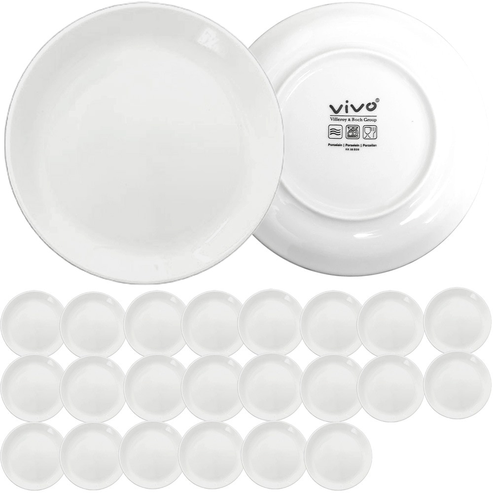 ビレロイ ボッホ 24枚セット 食器 皿 小皿 17cm プレート Villeroy Boch Vivo 業務用 ギフト おしゃれ 北欧風 ビレロイボッホ