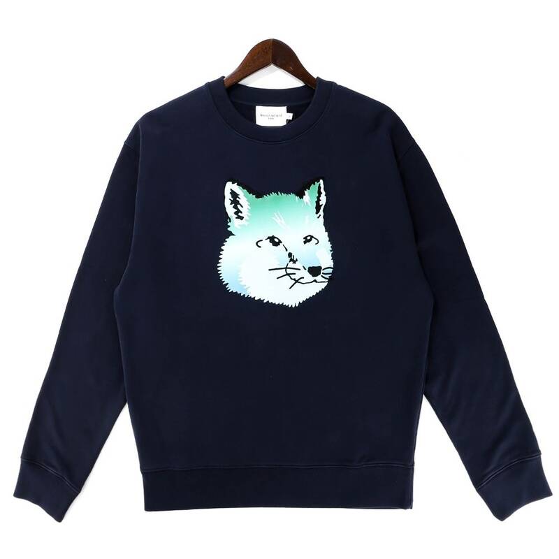 メンズ フォックスヘッド リラックス クルーネックTシャツ (KM00305KM0001 NAVY)