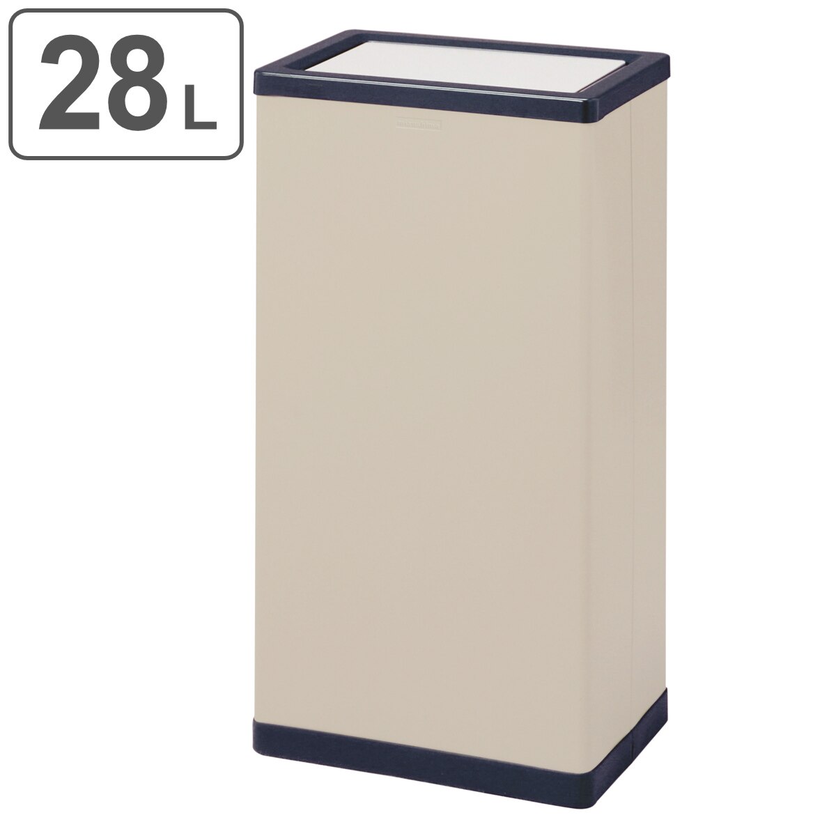 屋内用ゴミ箱 28L スチール製 回転フタ 業務用ダストボックス クリンボックスM101 屋内用 ゴミ箱 分別ゴミ箱 回転蓋 業務用 ごみ箱 ふた付き 角型 分別 スチール 分別用 法人限定