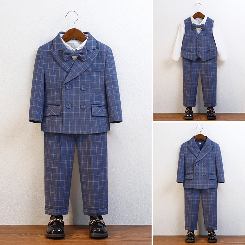 結婚式 ベスト 3/4/5/6点セット キッズフォーマル 小学生 入学式 セットアップ 140 上下セット おしゃれ 卒園 英国風 ズボン フォーマルスーツ 130 子供服 洋服 171 スーツ ピア