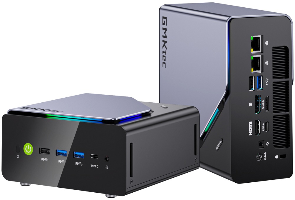 GMKtecジーエムケーテック 超小型 デスクトップパソコン Nucbox K12(Windows 11 Pro/Ryzen 7 H 255/メモリ 32GB/SSD 1TB/VESA) K123