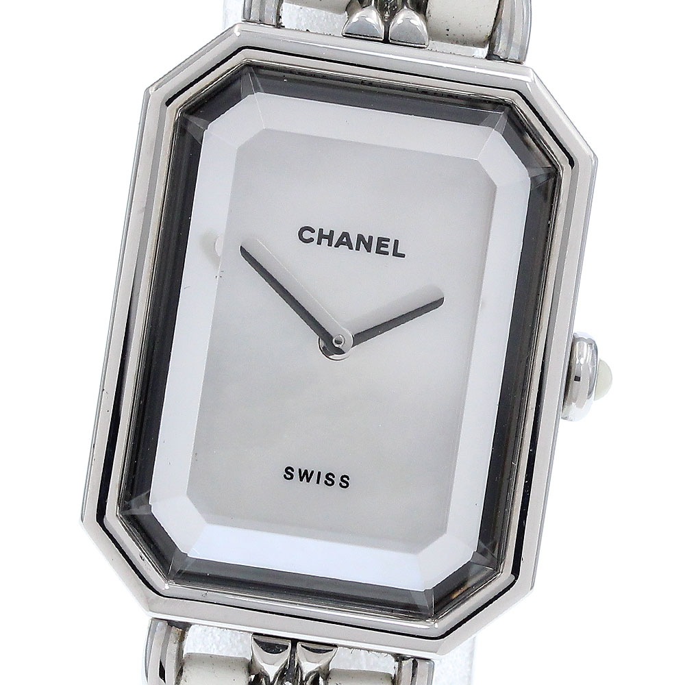 シャネル CHANEL H1639 プルミエール Mサイズ クォーツ レディース 良品 保証書付き_918947【中古】