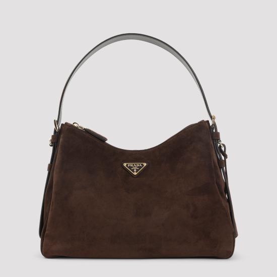 PRADA Women Shoulder Bags 1BC301VLVO 2C4S F0003 MORO