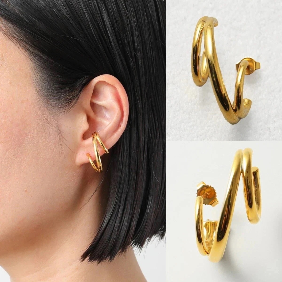 Charlotte Chesnais シャルロットシェネ ピアス Triplet Earring 19BO076VER レディース 片耳販売 アクセサリー 18 【mega】