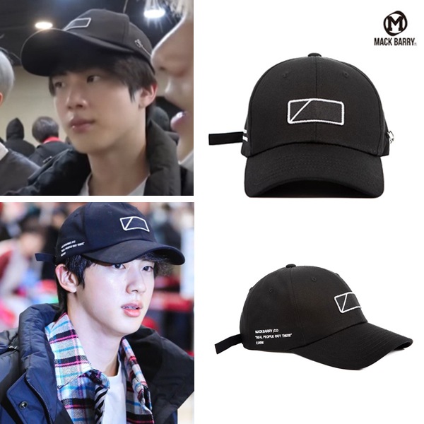 BTS JIN着用 [MACK BARRY正品 ] NONAME CURVE CAP