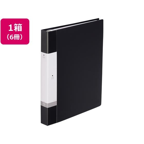 リクエスト クリアーブック差替式A4 30穴 背幅35 黒6冊 リヒトラブ G3802-24
