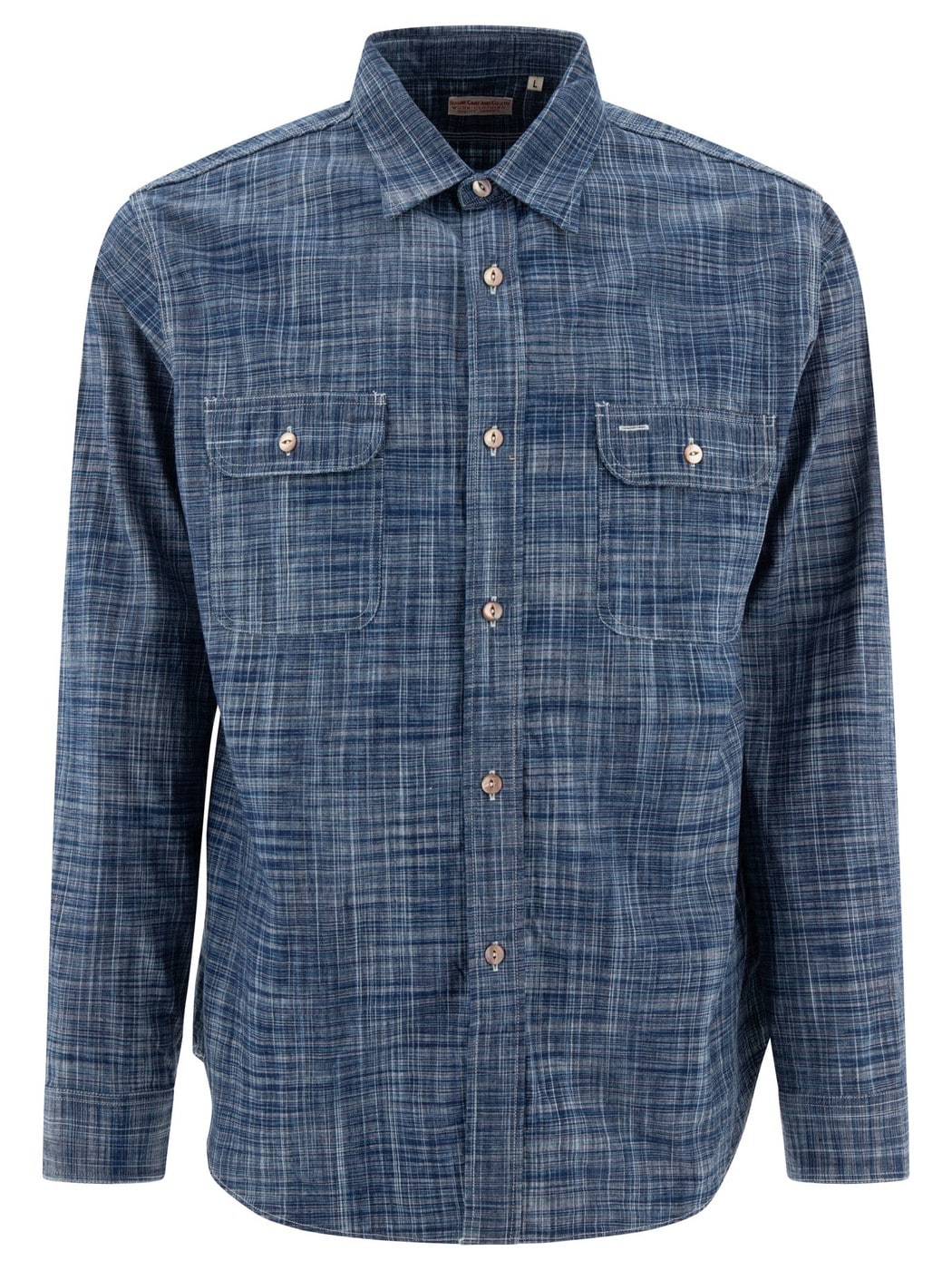 SC29264421NVYA ブルー 春夏2024 シャツ メンズ vi