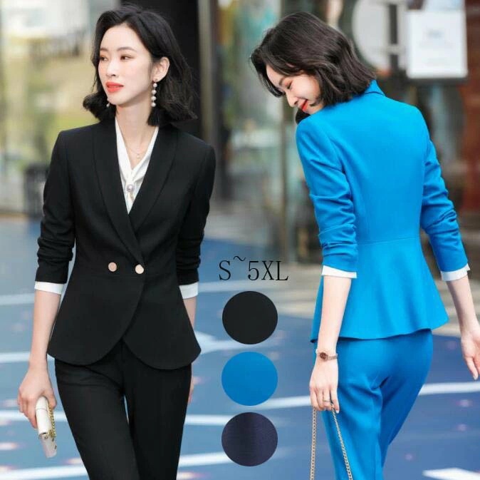 2点スーツセット レディーススーツ セットアップ 高品質 パンツスーツ ジャケット+スカート/パンツ ビジネススーツ リクルートスーツ カジュアルスーツ スリム きれいめ 入学式 卒業式 結婚式 通勤