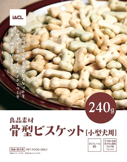 （まとめ買い）イトウ&カンパニーリミテッド 良品素材 骨型ビスケット 小型犬用 240g [x18]