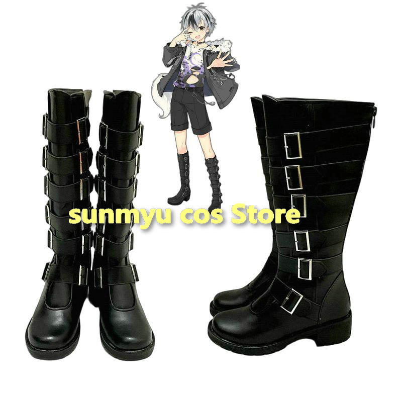 にじさんじ VTuber 風 鈴木 勝 コスプレ靴 ブーツ