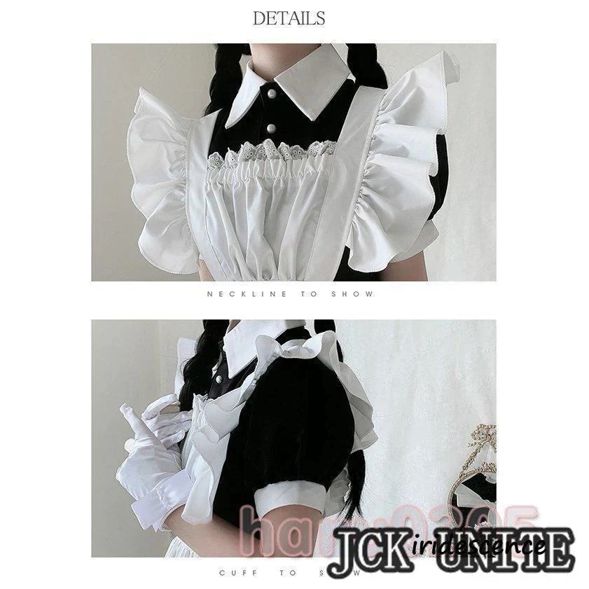 クラシカル エプロン 喫茶店変装 ワンピース コスプレ衣装 ロング ロイヤルメイド フリル レディース クラシカル 長袖 ロング メイド服 大人用 制服 イギリス風和服コスチュームコスチューム和服