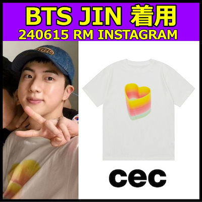 【CHANCECHANCE】 HEART SPRING T-SHIRT [正規品] [BTS JIN着用] ch...のサムネイル
