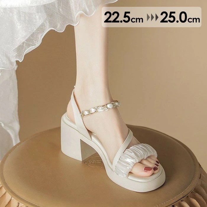 サンダル レディース かかとあり 夏 ベルト ストラップサンダル チャンキーヒール 太ヒール 安定感 ヒールサンダル 可愛い 靴 女性 大人 美脚 シューズ シンプル dj065n1n1m6