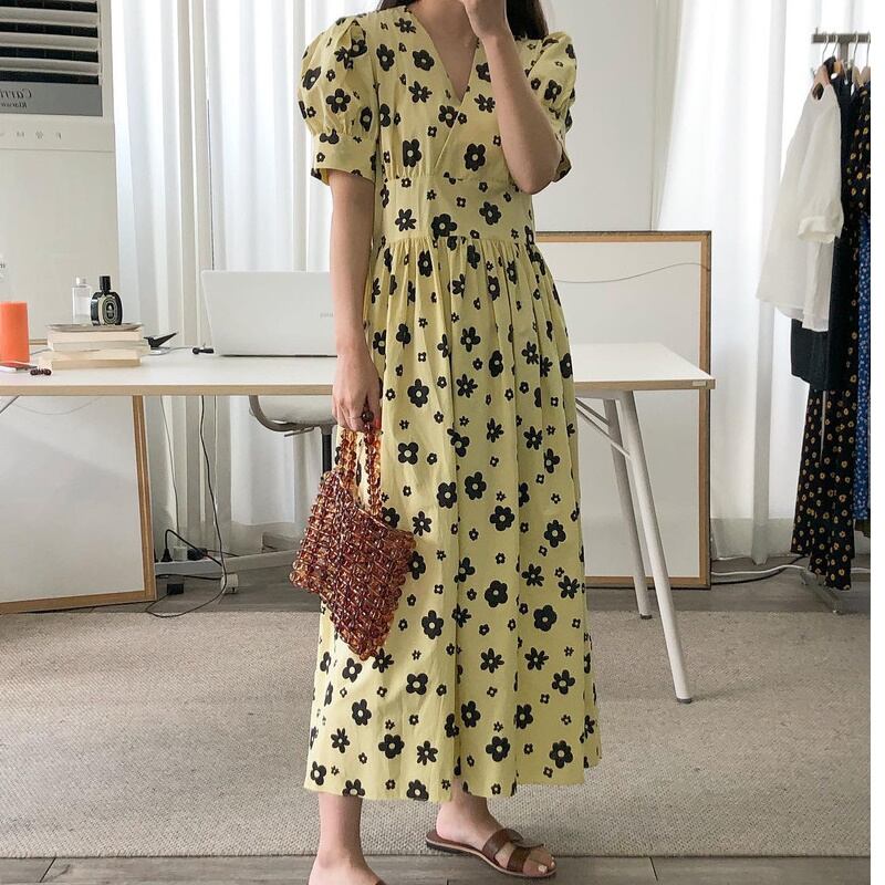 2color レディース ワンピース ロング丈 デザイン フェミニン 春夏 春 夏 秋