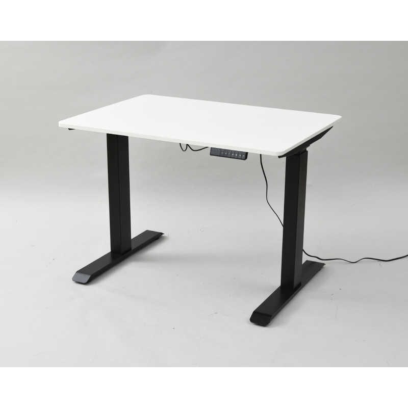 ヤマゼン　電動昇降デスク W1000xD700xH710～1100mm　ELD-FS-MBK/T1000-WH 38,870円