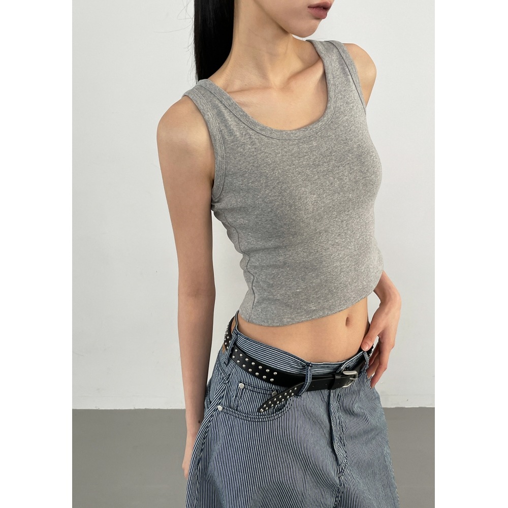 ブラックアップ [メイド] イージーベーシック Uネックナシ (キャップ付き)