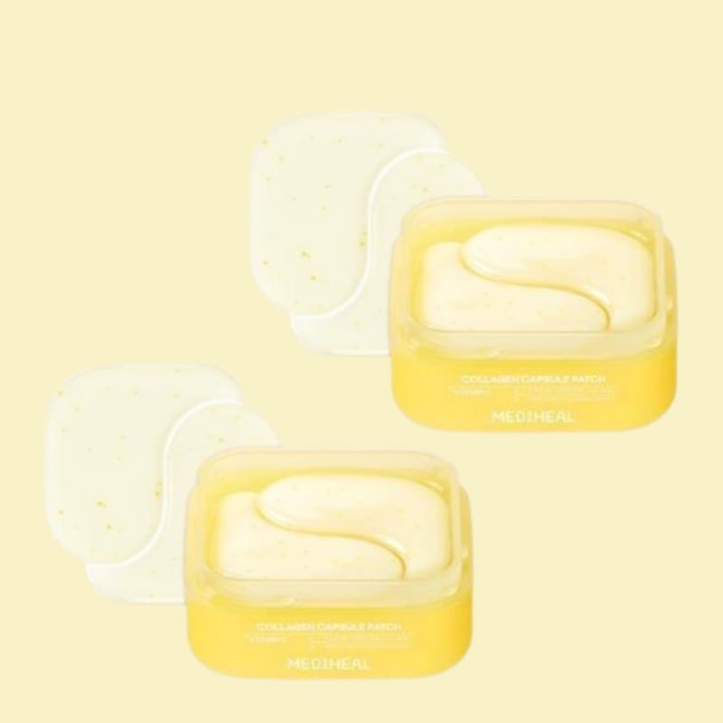 メディヒー*ル ビタミンC コラーゲンカプセルパッチ 60枚+60枚 ダブル企画乾燥によるくすみ・肌荒れを集中ケア！透明感とハリを与え明るい肌へ
