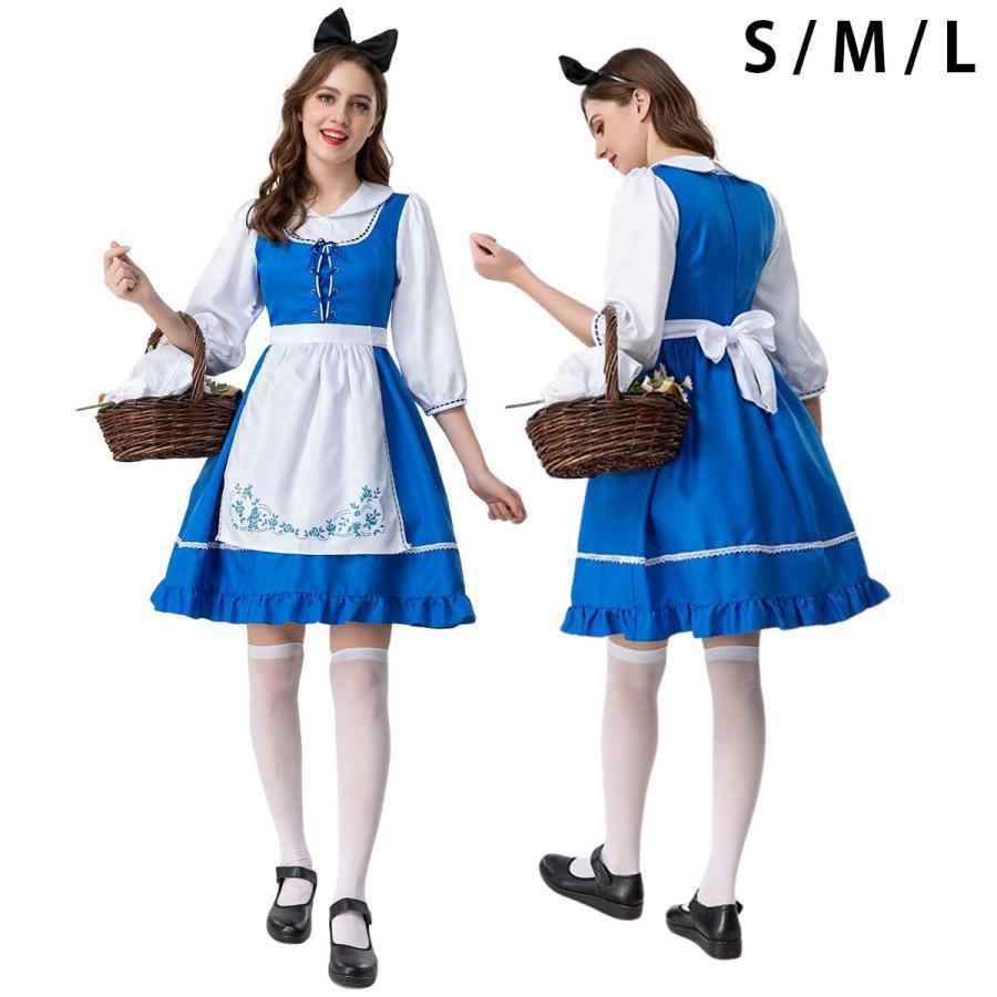 [新作入荷 2枚購入で1OO円OFF]アリス 衣装 コスプレ かわいい ハロウィン コスチューム 大人 レディース イベント コス 仮装