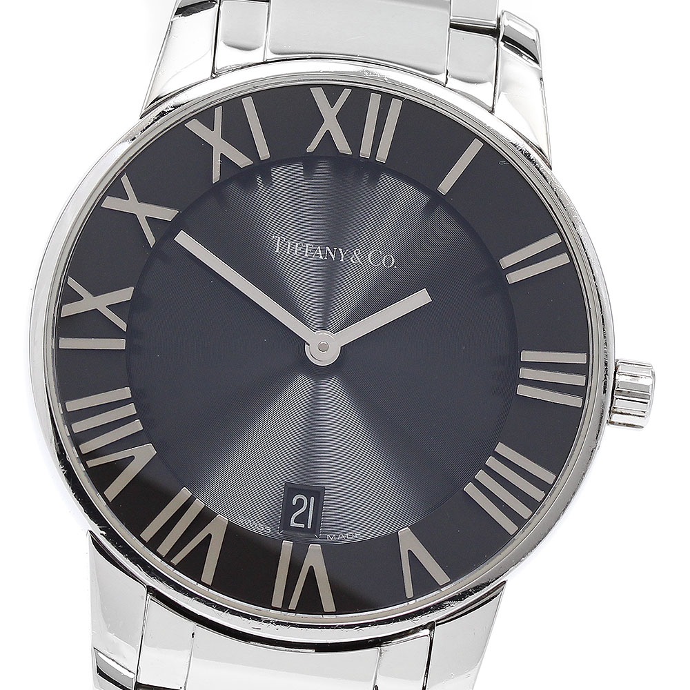 ティファニー TIFFANY&Co. Z1800.11.10A10A00A アトラスドーム デイト クォーツ メンズ _896298【中古】