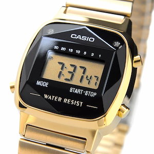 CASIO ゆうパケット チープカシオ チプカシ 天然ダイヤ LA670WGAD-1 バレンタイン ラッピング プレゼント ギフト 腕時計