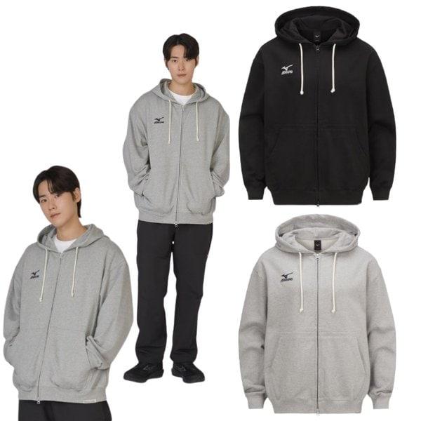 24AW 男女兼用 スモールロゴ フード ジャケット 32YC452309 綿素材 デイリー フード ジップアップ 32YC452310 2C