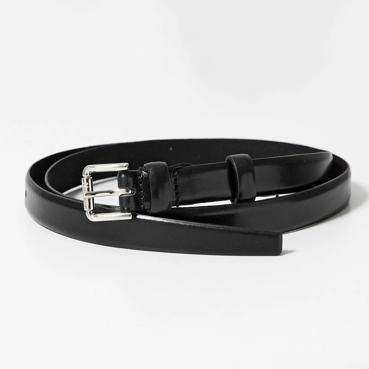 MAX MARA マックスマーラ ベルト WETLEATHER20 レディース レザー ナローベルト 003/NERO