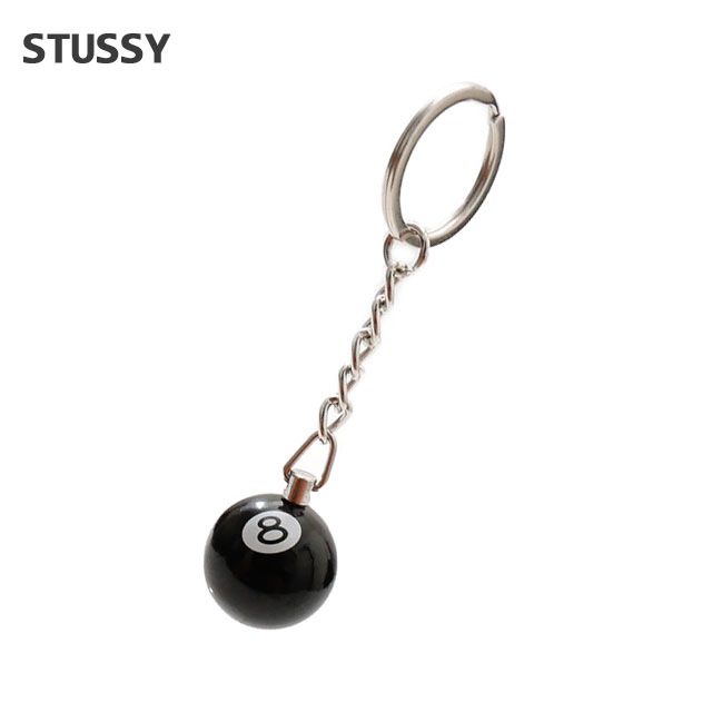ステューシー STUSSY 8 BALL KEYCHAIN BLACK 278-000605-011