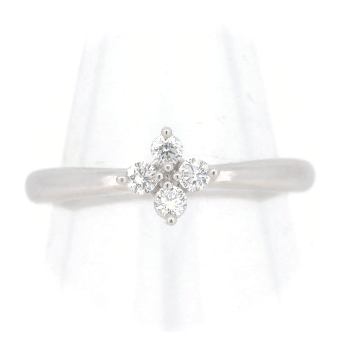 ダイヤモンド リング 指輪 11.5号 0.18ct K18WG(18金 ホワイトゴールド) 質屋出品